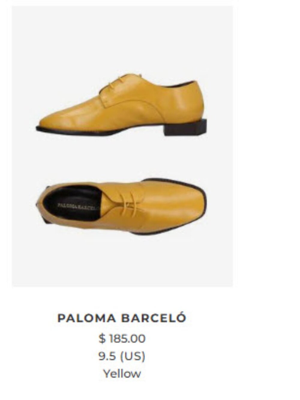 Paloma BArcelo Lace Ups, very good condition